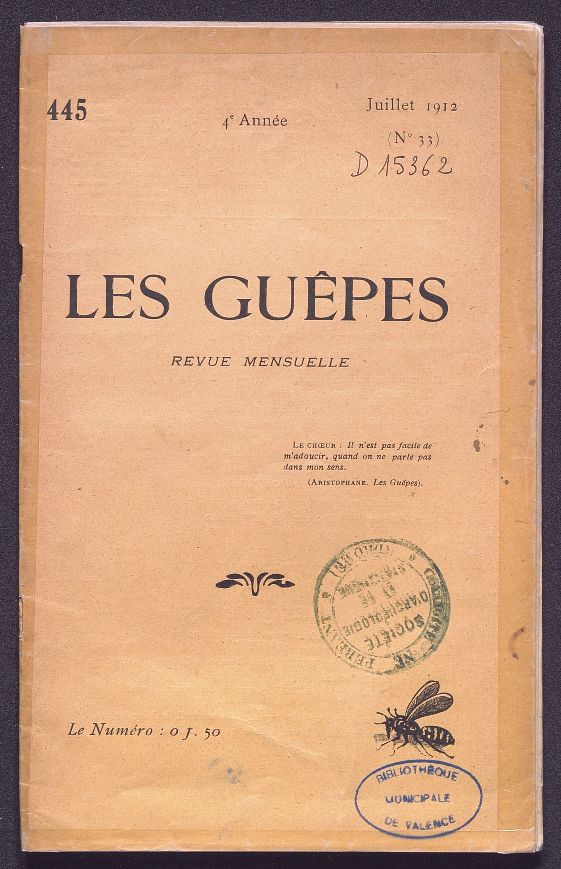 Les guêpes n° 33